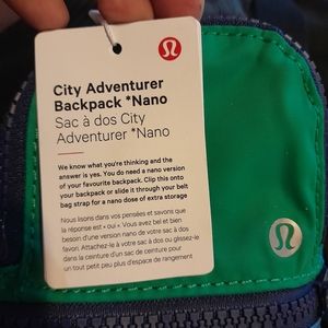 Lululemon nano backpack